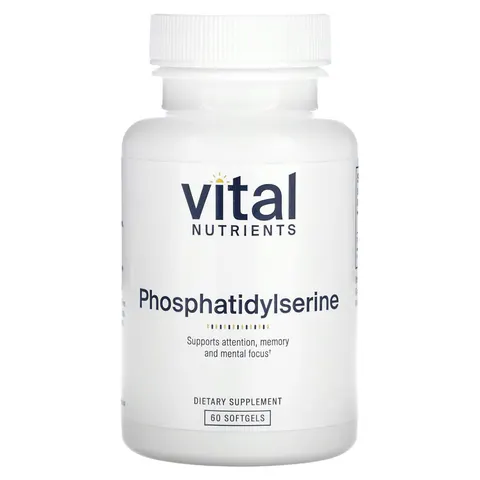 Vital Nutrients, Phosphatidylserine, 60 Softgels – image 1