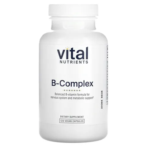 Vital Nutrients, B-Complex, 120 Vegan Capsules – image 1
