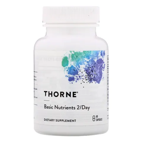 Thorne Research, Basic Nutrients 2/Day, 60 Capsules – 002871 – image 1