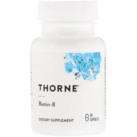 Thorne Research, Biotin-8, 60 Capsules – image 1