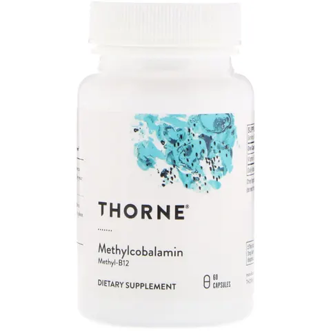 Thorne Research, Methylcobalamin, 60 Capsules – image 1