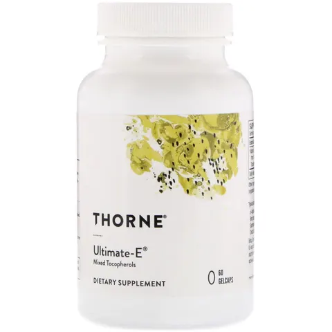 Thorne Research, Ultimate-E, 60 Gelcaps – image 1