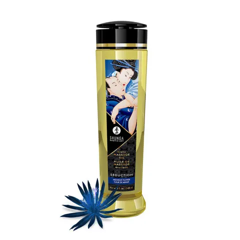 Shunga - Massageolie - Seduction Midnight Flower - 240 ml – afbeelding 1