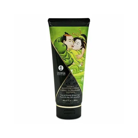 Shunga - Massage Crème - Pear & Exotic Green Tea – afbeelding 1