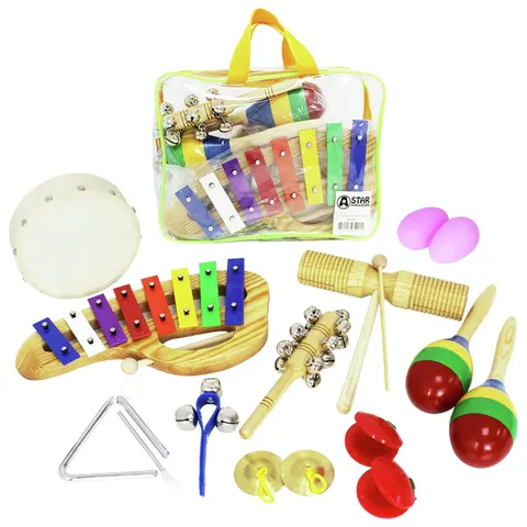 A-Star 10 Piece Children's Percussion Pack – image 1