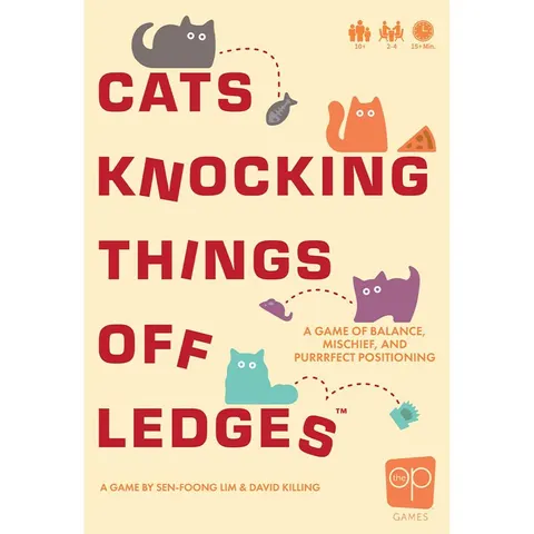 Cats Knocking Things Off Ledges - bordspel - Engels – afbeelding 1