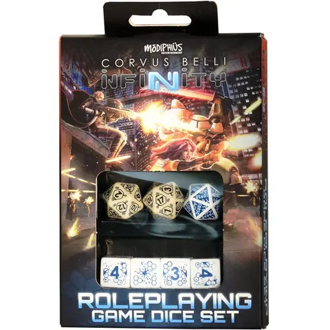 Infinity RPG: Dice Set Haqqislam - RPG Accessoire - Modiphius Entertainment – afbeelding 1