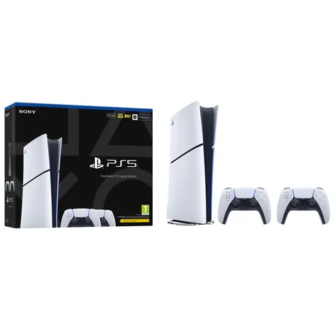 PlayStation 5 Digital Edition 825GB - Two DualSense Wireless Controllers Bundle – image 1