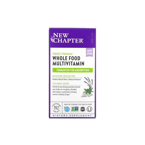 Chapter, Perfect Prenatal Multivitamin, 192 Vegetarian Tablets – image 1
