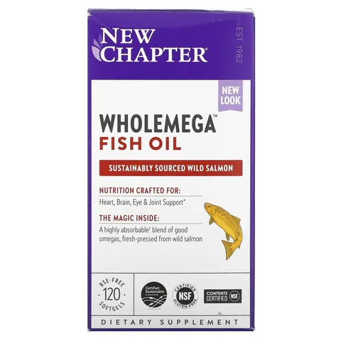 Chapter, Wholemega Fish Oil, 120 Softgels – image 1