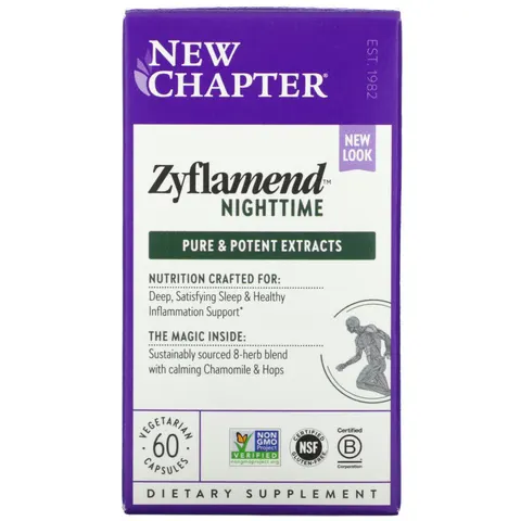 Chapter, Zyflamend Nighttime, 60 Vegetarian Capsules – image 1