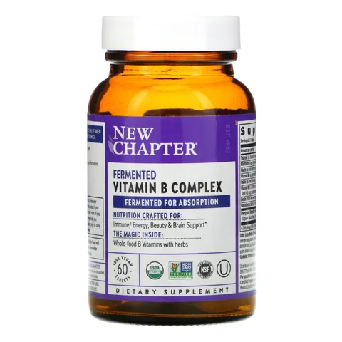 Chapter, Fermented Vitamin B Complex, 60 Vegan Tablets – image 1