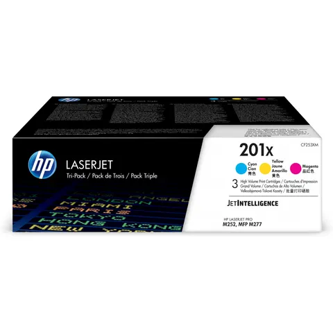 Tonercartridge HP CF253XM 201X 3 kleuren – afbeelding 1
