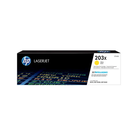 HP 203X (CF542X) - Jaune - Toner - Grande capacité Jaune – image 1