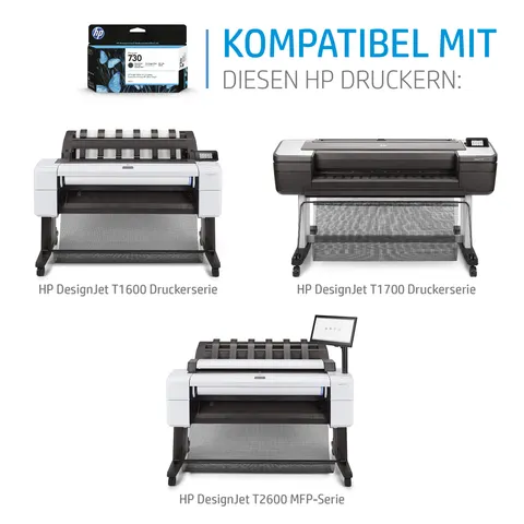 HP 730 Gelb Tintenpatrone 300ml – Bild 1