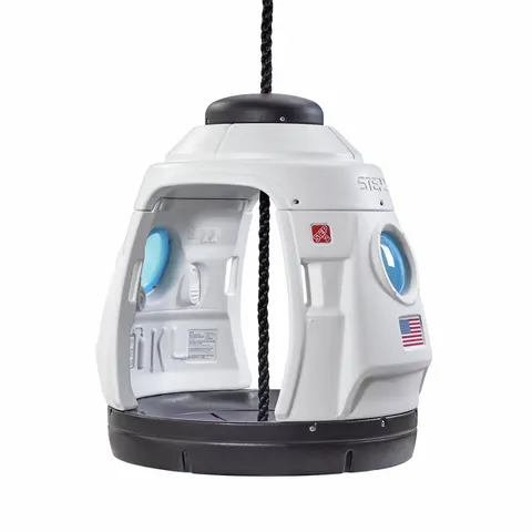Step 2 Columpio doble cápsula espacial, negro/blanco – imagen 1