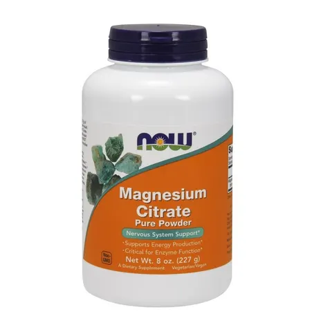 NOW FOODS Magnesium Citrate 227 Grammi – immagine 1
