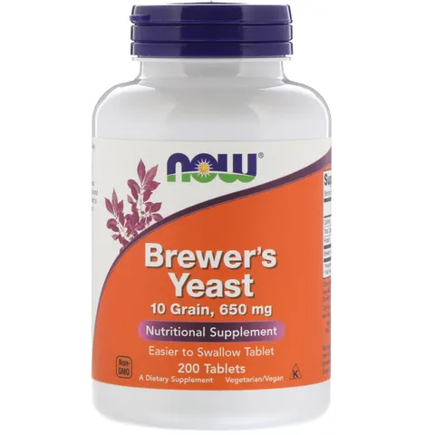 Now Foods, Brewer's Yeast, 200 Tablets – image 1