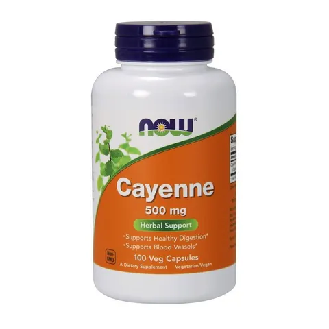 Now Foods CAYENNE 500mg 100 Caps – imagen 1