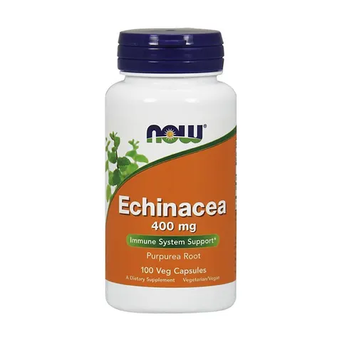 NOW Foods Echinacea - 400mg - 100 vcaps – immagine 1