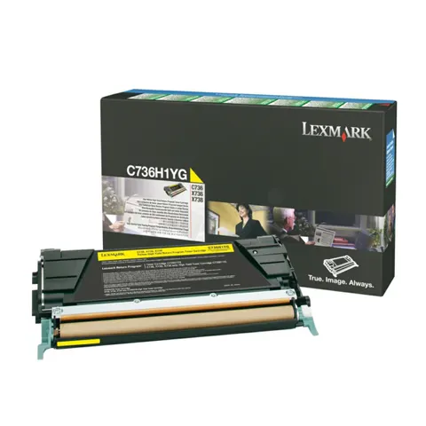 Lexmark C736H1YG toner amarillo XL – imagen 1