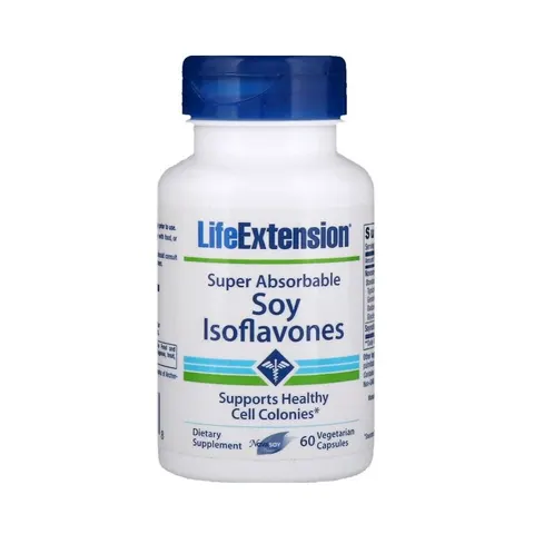 Life Extension, Soy Isoflavones, 30 Vegetarian Capsules (135 mg per Capsule) – image 1