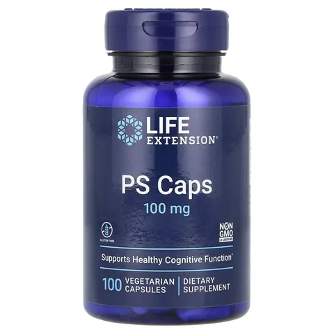 Life Extension, PS Caps, 100 mg, 100 Vegetarian Capsules – image 1
