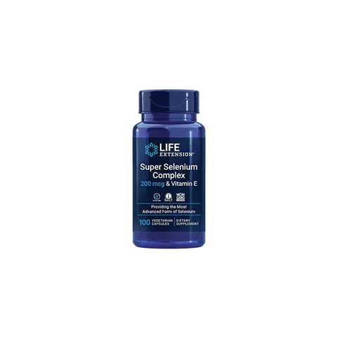 Life Extension, Super Selenium Complex & Vitamin E, 100 Vegetarian Capsules – image 1