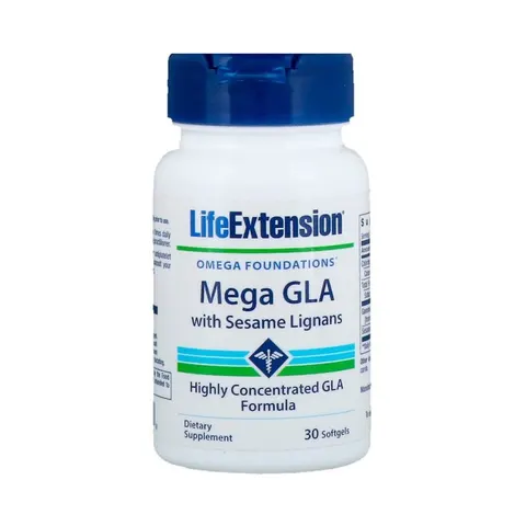 Life Extension, Mega GLA Sesame Lignans, 30 Softgels – image 1