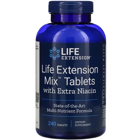 Life Extension Mix Tablets with Extra Niacin, 240 Tablets – image 1