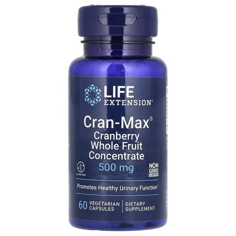 Cran-Max Cranberry Whole Fruit Concentrate, 500mg - 60 vcaps – image 1
