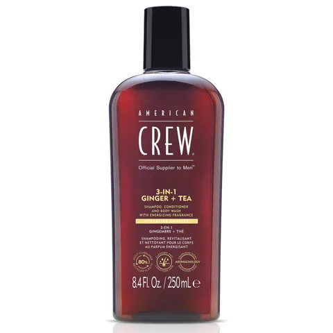 American Crew Shampoo 3-IN-1 Zenzero + Tè 250 ml – immagine 1