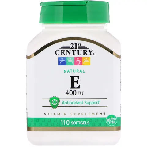 21st Century, E, Natural, 400 IU, 110 Softgels – image 1