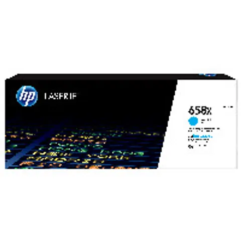 HP 658X toner cian XL – 650731 – imagen 1