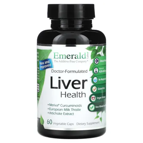 Emerald Laboratories, Liver Health, 60 Vegetable Caps – image 1