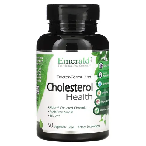 Emerald Laboratories, Cholesterol Health, 90 Vegetable Caps – image 1