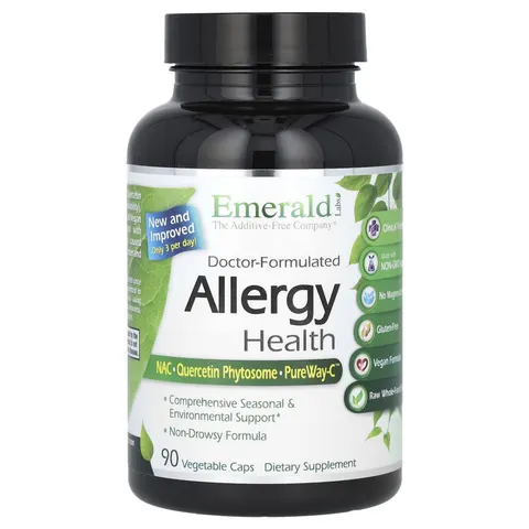 Emerald Laboratories, Allergy Health, 90 Vegetable Caps – image 1