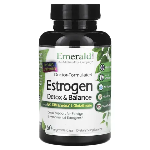 Emerald Laboratories, Estrogen, Detox & Balance, 60 Vegetable Caps – image 1