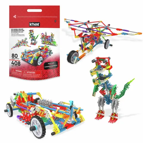 K'NEX 80 Model Deluxe Building Set - 408 pcs – image 1