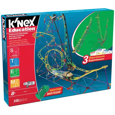 K'NEX Education STEM Explorations Roller Coaster Building Set - 546 pcs – image 1