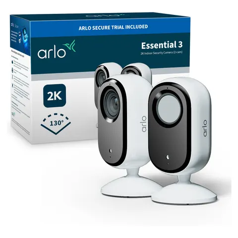 Caméra de surveillance intérieure ARLO Essential 3 2K Blanc WiFi 2 – image 1