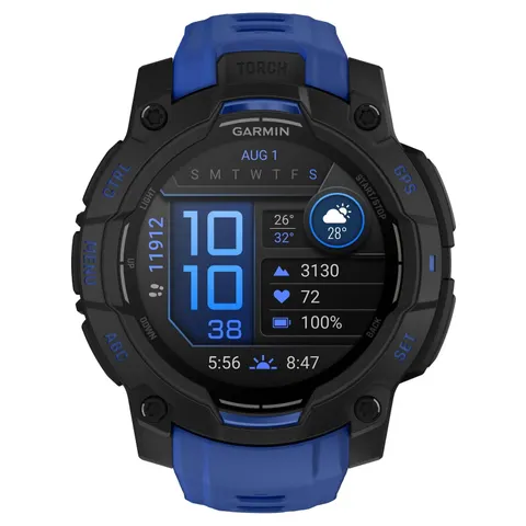 Instinct 3 AMOLED (45mm) SUPERNOVA Multisport-Smartwatch – Bild 1