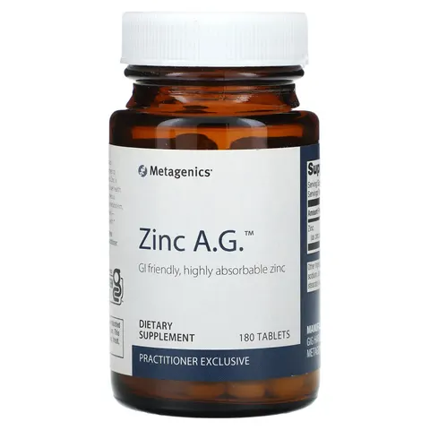 Metagenics, Zinc A.G., 180 Tablets – image 1
