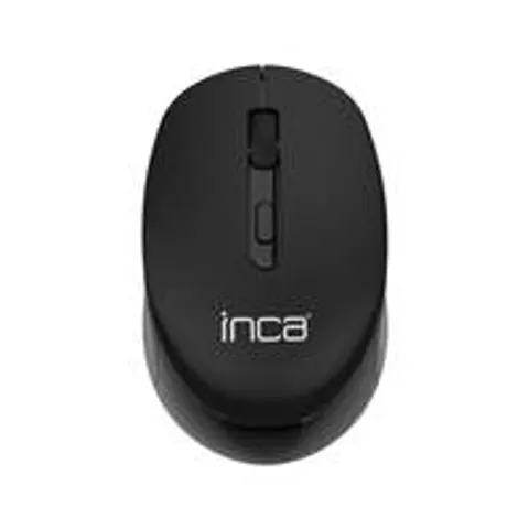 BasicTeQ: Inca IWM-243RS Candy Design Wireless Mouse, 2.4GHz Wireless, Auto Sleep Mode, 800-1600 DPI (Zwart) - BasicTeQ – afbeelding 1