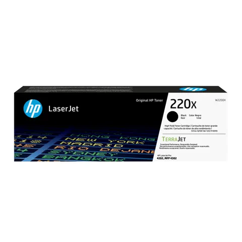 HP 220X Schwarz LaserJet Tonerpatrone – Bild 1