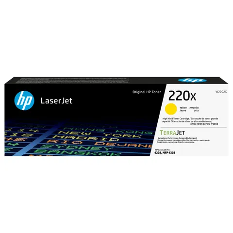 Tonercartridge HP W2202X 220X geel – afbeelding 1