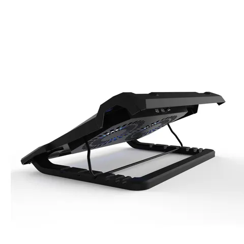 BasicTeQ: INCA INC-321RX Double fan silent notebook cooler Black – afbeelding 1