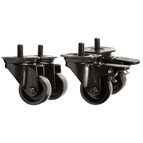 LogiLink 19" Castor set for Network Rack. 4pcs.. max. 600 kg – image 1