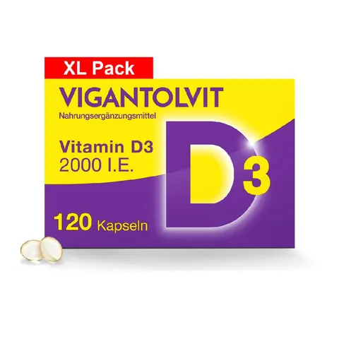 Vigantolvit 2000 I.e. Vitamin D3 Weichkapseln 120 St – Bild 1