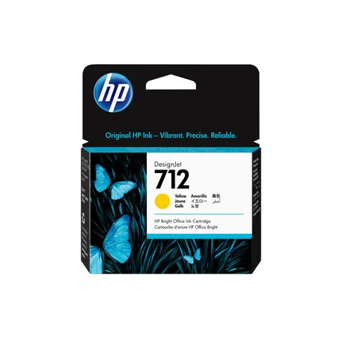 HP 712 Original Amarillo – imagen 1